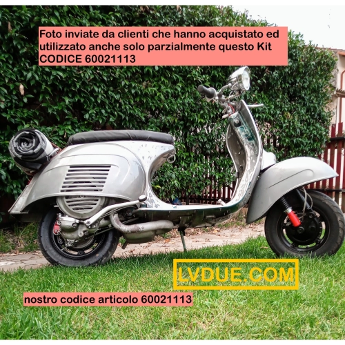 Complete kit of sheet metal to transform the bodywork of a VESPA PX PE 80 125 150 200 into a VESPA GS 160 style