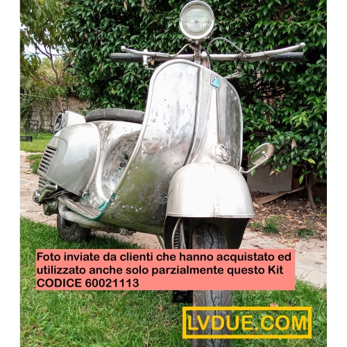 Complete kit of sheet metal to transform the bodywork of a VESPA PX PE 80 125 150 200 into a VESPA GS 160 style