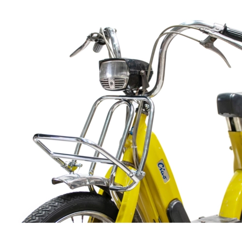 Chrome front rack for PIAGGIO 50 CIAO mopeds