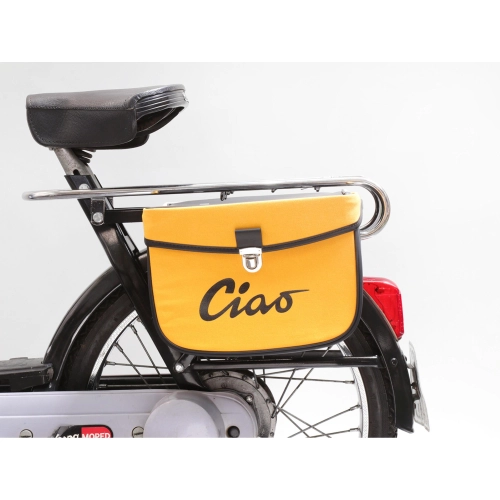 Hecktasche für PIAGGIO CIAO Mopeds, gelb und schwarz