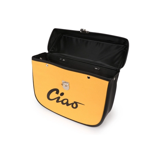 Hecktasche für PIAGGIO CIAO Mopeds, gelb und schwarz