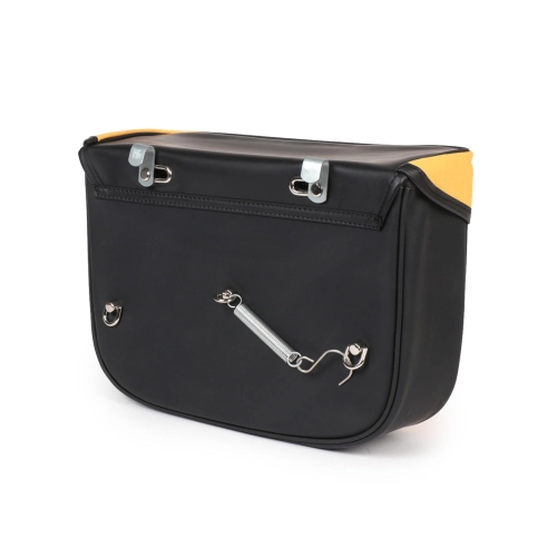 Hecktasche für PIAGGIO CIAO Mopeds, gelb und schwarz
