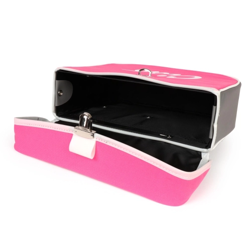 Hecktasche für PIAGGIO CIAO Mopeds, grau und pink