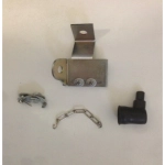 Gruppo supporto montaggio interruttore STOP freno VESPA 98 125 150 V1 V11 V15 V30 V33 VM VN VL VB GS 150 HOFFMANN