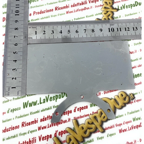 Support de plaque d'immatriculation en acier inoxydable pour le registre historique FMI ASI VESPA CLUB ITALIA pour le klaxon VESPA LAMBRETTA APE