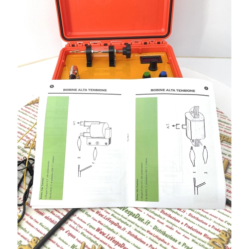 Digitaler Tester für Hochspannungsspulen und Steuergeräte für VESPA, LAMBRETTA, APE, MOTO GUZZI, SCOOTER