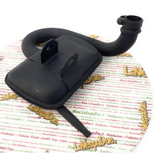 Pot d'échappement pour VESPA P PX PE 80 125 150 ARCOBALENO avec embout aplati ro 419167 417806