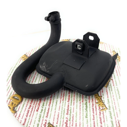 Pot d'échappement pour VESPA P PX PE 80 125 150 ARCOBALENO avec embout aplati ro 419167 417806