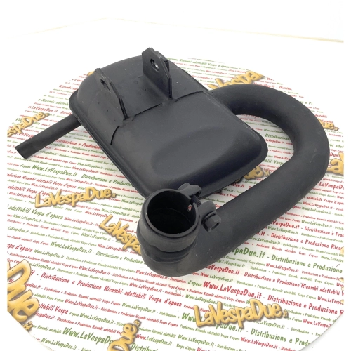 Pot d'échappement pour VESPA P PX PE 80 125 150 ARCOBALENO avec embout aplati ro 419167 417806