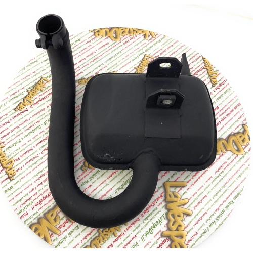 Pot d'échappement pour VESPA P PX PE 80 125 150 ARCOBALENO avec embout aplati ro 419167 417806