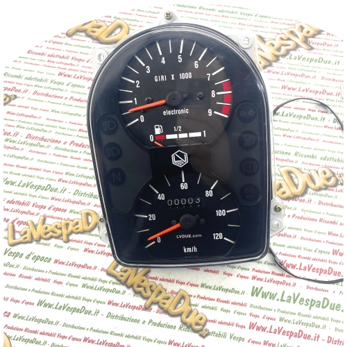 Cuentakilómetros para VESPA COSA 125 150 200 CL CLX hasta 120 km/h LVDUE adaptable a 254962 254963