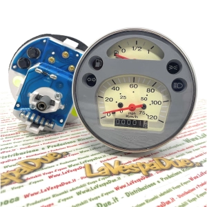 Adaptador de velocímetro LVDUE para VESPA PX PE MY MILLENNIUM 125 150 200 120 km/h 75 mph, número de pieza 583074 Arcobaleno