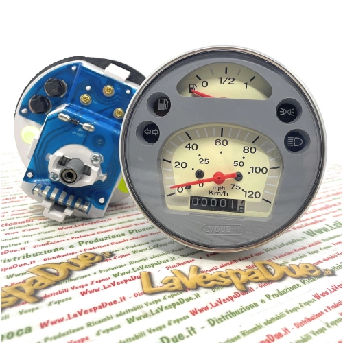 Adaptador de velocímetro LVDUE para VESPA PX PE MY MILLENNIUM 125 150 200 120 km/h 75 mph, número de pieza 583074 Arcobaleno