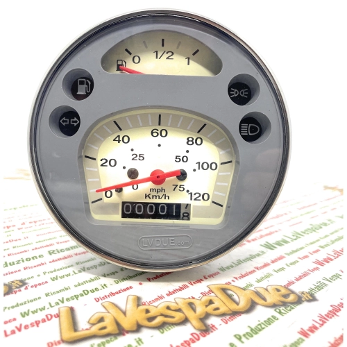 Adaptador de velocímetro LVDUE para VESPA PX PE MY MILLENNIUM 125 150 200 120 km/h 75 mph, número de pieza 583074 Arcobaleno