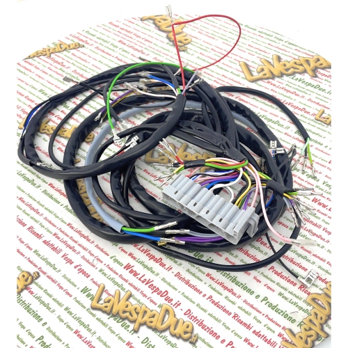 Cableado del sistema eléctrico para Vespa PK 50 V. Producto artesanal italiano de Vespa.