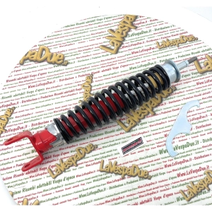 Ammortizzatore Posteriore CARBONE Sportivo regolabile 3 posizioni VESPA PK 50 125 XL S RUSH N FL HP rosso e nero