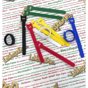 Kit de 12 sangles Velcro en nylon 12 x 125 mm pour diverses applications sur VESPA APE et LAMBRETTA