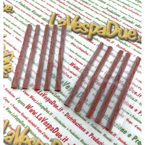Kit de varillas para reparar neumáticos sin cámara para coches, camiones, tractores, Vespa, Ape, Lambretta