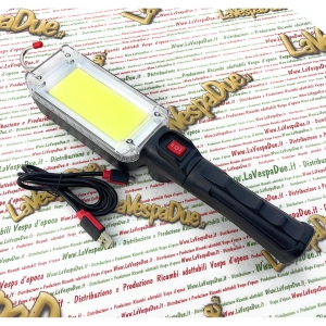 HEAVE DUTY rechargeable and articulated LED workshop lamp with magnetic base 700 lumens 20 watts with USB charging cable included