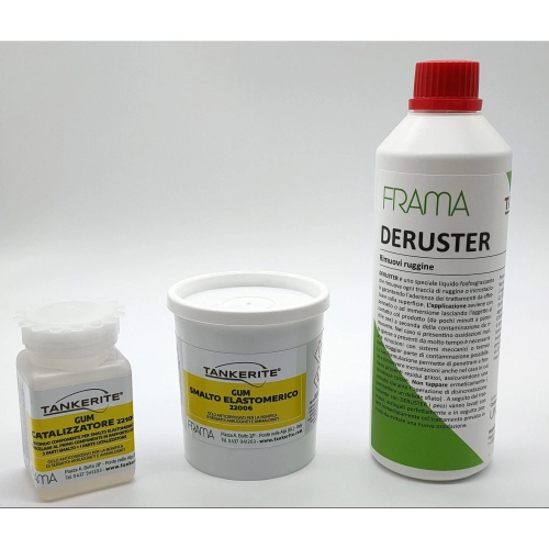 Tankerite GUM Original 250g para depósitos de gasolina pequeños de hasta 12 litros, tratamiento de protección anticorrosión para VESPA APE LAMBRETTA