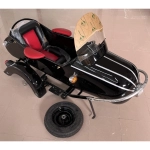 Sidecar COZY ROCKET destro VESPA 125 150 160 180 200 PX GT GTR GL SPRINT SS RALLY con cerchio da 10"