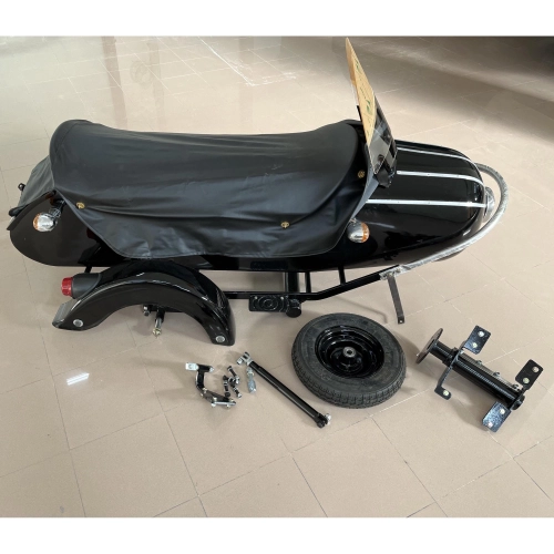 Sidecar COZY ROCKET droit pour VESPA 125 150 160 180 200 PX GT GTR GL SPRINT SS RALLY avec jante de 10 pouces