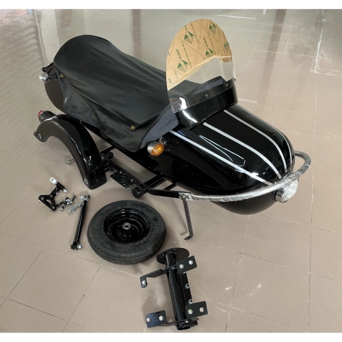 Sidecar COZY ROCKET droit pour VESPA 125 150 160 180 200 PX GT GTR GL SPRINT SS RALLY avec jante de 10 pouces