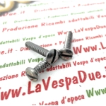 Selbstschneidende Schraube 3,5 x 22 mm zur Befestigung von Spitzen, Leisten und Trittbrettern für VESPA 98 125 150 V1T A V30T VM VN VL VB1 GS VS1 A VS5T, Schlitzkopf aus Edelstahl