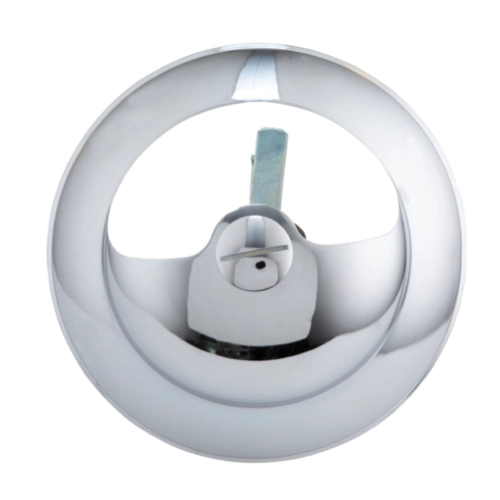 Cubierta del ventilador cromada, cubierta del volante VESPA 125 V1T a V15T V30T a V33T HOFFMANN en acero inoxidable, faro delantero bajo tipo ULMA