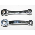 Pair of right and left pedal cranks for VESPA 50 with VESPINO pedals, length 15 cm