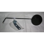 Chromed right rearview mirror, diameter 100 mm, rod height 330 mm, for VESPA 50 80 125 150 180 200 SPECIAL NLR PE PX PK