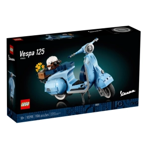 Modelo LEGO VESPA 125, Set de construcción de ladrillos, Modelo para adultos, Réplica de Piaggio de los años 60, Idea de regalo creativa, Pasatiempo relajante, 10298