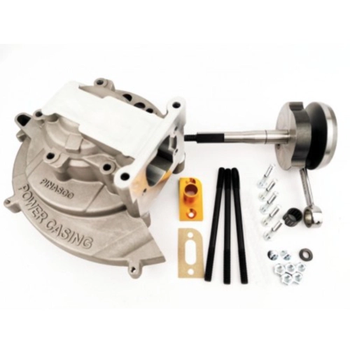 OFERTA ESPECIAL MASTER PINASCO 26482176 cárter de motor para PIAGGIO CIAO BOXER BRAVO SI GRILLO Ø 46 mm con cigüeñal de carrera de 43 mm y pasador de 12 mm POWER CASING