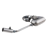 Marmitta racing LAMBRETTA CLUBSPORT SILENT 125 150 LI 2° serie 175 Tv 2° serie per cilindro standard MUGELLO RAPIDO