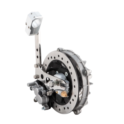 Front wheel drum ANTI DIVE complete with external disc brake LAMBRETTA 125 150 1st 2nd 175 TV 3rd 200 TV SX DL GP anti-diving