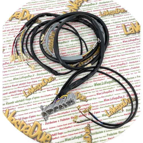Cableado del sistema eléctrico para VESPA PK 125 S automática. PRODUCTO ARTESANAL ITALIANO.