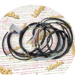 Electrical system wiring harness for VESPA PK 50 LUSSO with electric starter. ITALIAN ARTISAN PRODUCT.