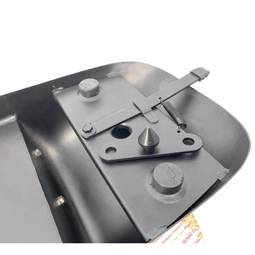 Sillín de competición SPORT PX PE 80 125 150 200 con estructura metálica con recubrimiento en polvo y asiento acolchado.