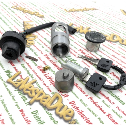 Lenkradschlossgehäuse-Kit Zündschalter LML für VESPA PX T5 ARCOBALENO PK XL N AUTOMATICA RUSH PLURIMATIC 50 125 150 200