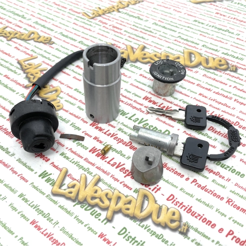 Lenkradschlossgehäuse-Kit Zündschalter LML für VESPA PX T5 ARCOBALENO PK XL N AUTOMATICA RUSH PLURIMATIC 50 125 150 200