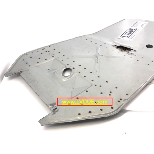 Complete 60cm long sheet metal footboard with reinforcements for VESPA 50 NLR SPECIAL ELESTART 90 125 PRIMAVERA ET3