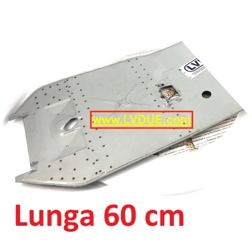 Complete 60cm long sheet metal footboard with reinforcements for VESPA 50 NLR SPECIAL ELESTART 90 125 PRIMAVERA ET3