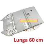 Marchepied complet en tôle de 60 cm de long avec renforts pour VESPA 50 NLR SPECIAL ELESTART 90 125 PRIMAVERA ET3