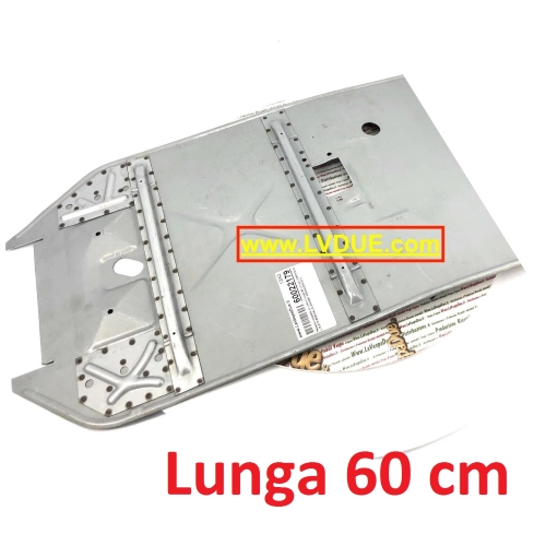 Complete 60cm long sheet metal footboard with reinforcements for VESPA 50 NLR SPECIAL ELESTART 90 125 PRIMAVERA ET3