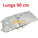 Estribo completo de chapa metálica de 90 cm de largo con refuerzos para VESPA 50 NLR SPECIAL ELESTART 90 125 PRIMAVERA ET3