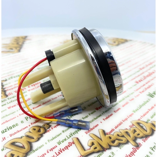 Chrom-Tachometer für VESPA 50 125 PK S SS-Skala 140 km/h mit Dichtung ro 179151 178864 196894 196895 196905 197019