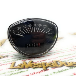 Échelle du compteur de vitesse 140 km/h VESPA 125 PRIMAVERA VMA2T 180 RALLY GTR 150 SPRINT VELOCE TS fond noir ro 141712 141713