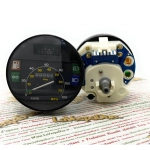 Tachometerskala 120 km/h 70 mph VESPA PX PE ARCOBALENO 80 125 150 200 AMERICA anpassbarer Tachometer PX XL 50 125 mit schwarzem Rahmen