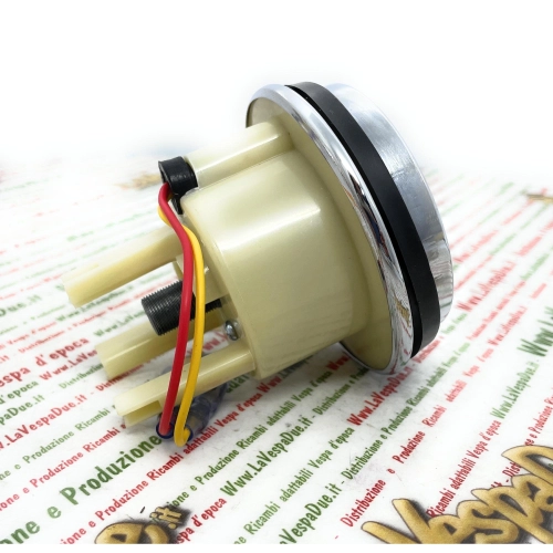 Escala de velocímetro cromada de 140 km/h LVDUE para VESPA 50 125 PK S SS con junta ro 179151 178864 196894 196895 196905 197019