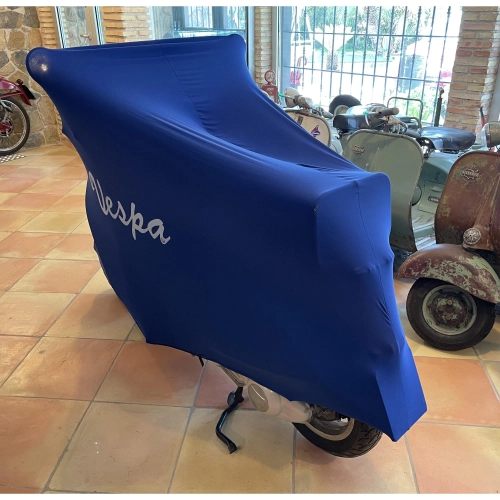 Telo coprivespa Copri scooter per VESPA BLU antipolvere antigraffio dal 1946 al 2018 N L R SPECIAL PRIMAVERA ET3 SS 1 V30 V33 VM VN VL VB VS VNA VNB VBA VBB GL GS SS SUPER SPORT SPRINT VELOCE GT R TS RALLY PK HP 50 125 150 180 200